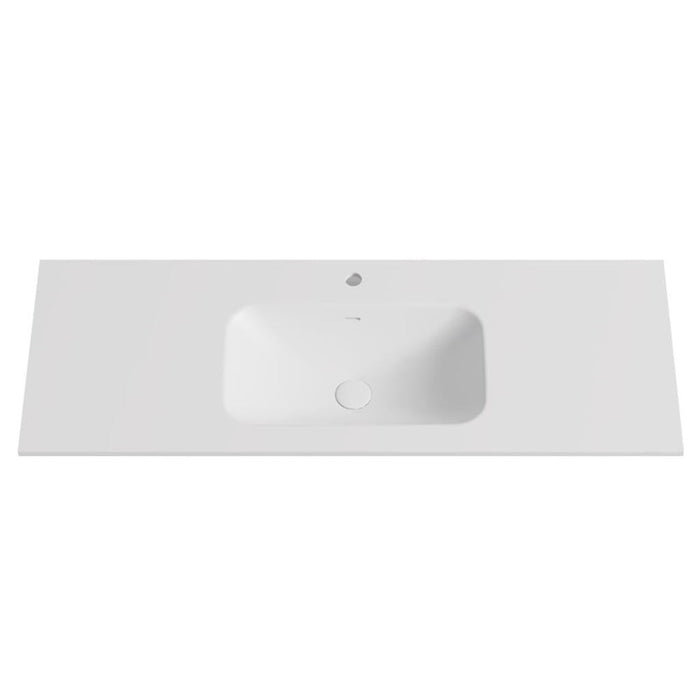 600-1500*455*480mm Poseidon CETO Miami Matt White PVC Wall Hung Bathroom Vanity Cabinet