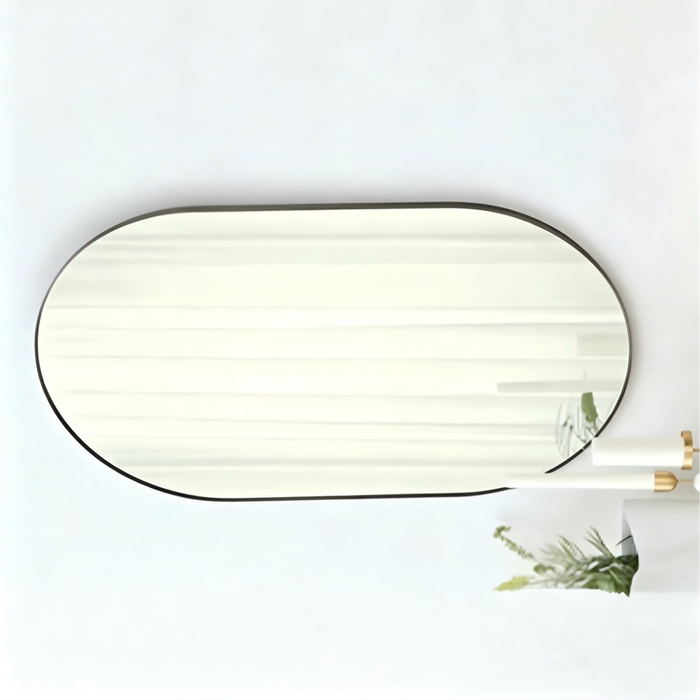 450-1200*900mm Sima Devo Gun Metal Copper-free Glass Aluminium Frame Mirror