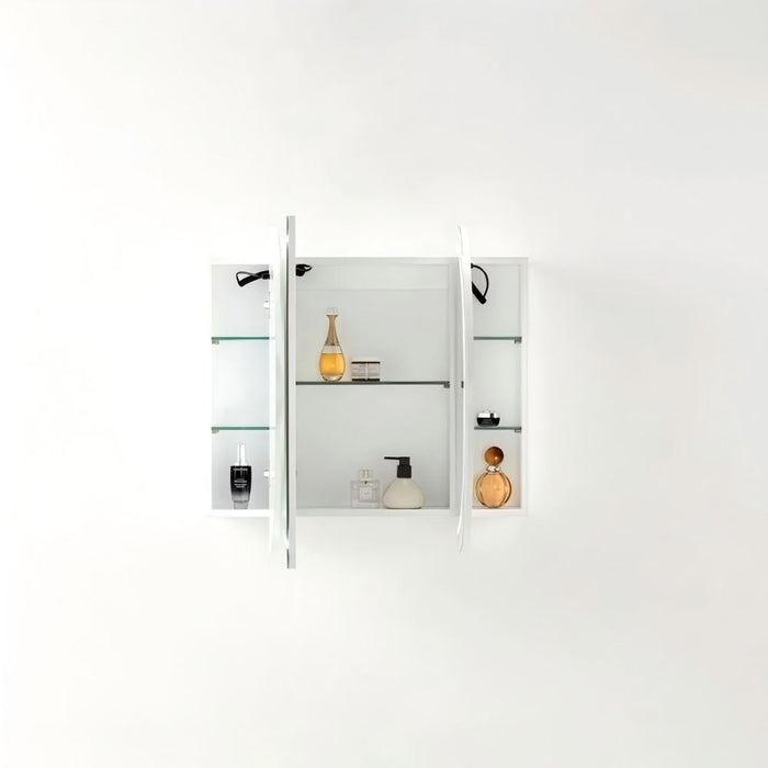 900/1200/1500mm Poseidon LED Olivia Oval Copper-free Polyurethane Shaving Cabinet