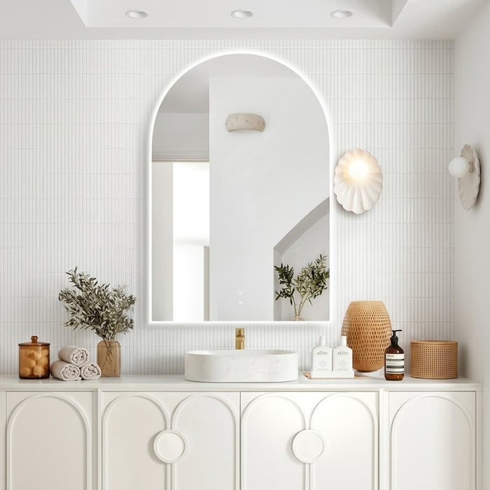 900*600/1200*800mm Otti Archie  Frameless Back Lit Tuffi LED Mirror