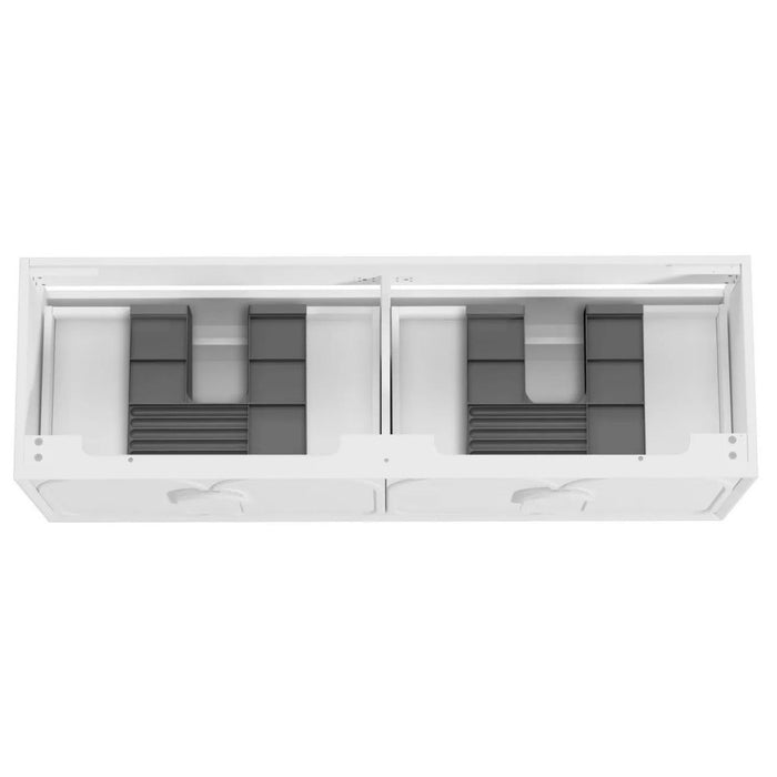 600-1800*460*550mm OTTI Laguna Mark Il Matt White High Moisture Resistant Plywood Wall Hung Vanity