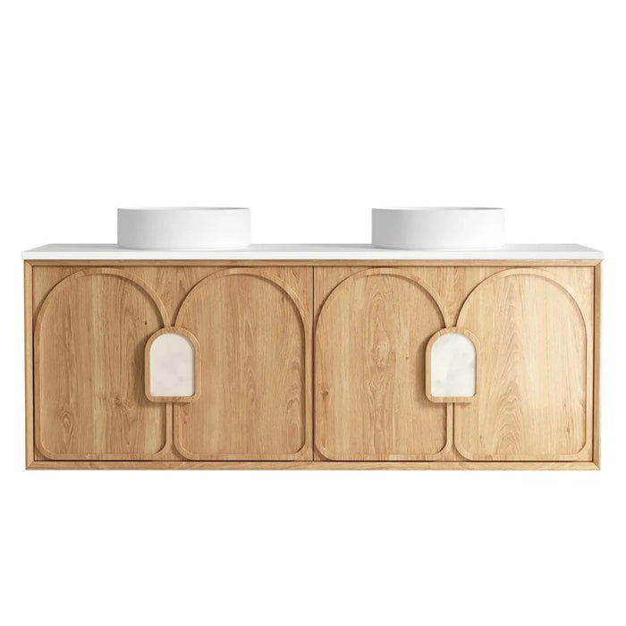 600-1800*460*550mm OTTI Laguna Mark Il Natural Woodland Oak High Moisture Resistant Plywood Wall Hung Vanity