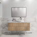 600-1800*450*550mm Bali American Oak MR Melamined Board Panel With PVC Coating Fluted Wall Hung Vanity - HD reno