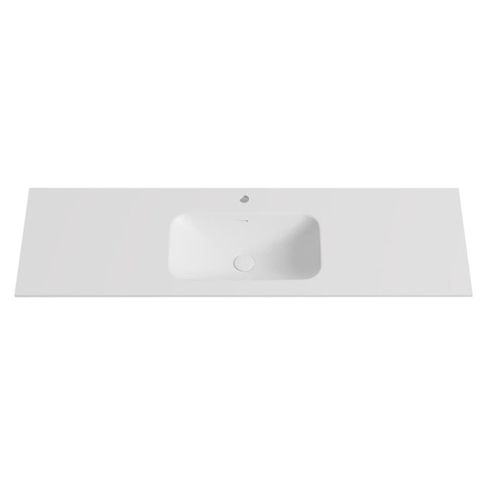 600-1500*455*480mm Poseidon CETO Miami Matt White PVC Wall Hung Cabinet