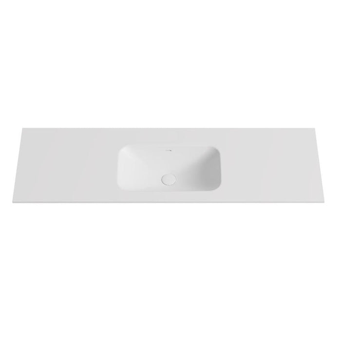 600-1500*455*480mm Poseidon CETO Miami Matt White PVC Wall Hung Bathroom Vanity Cabinet