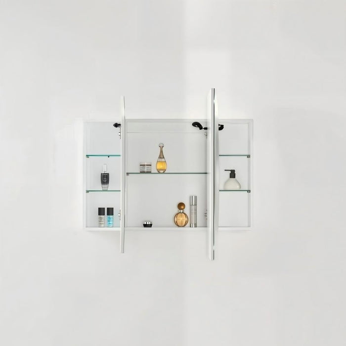 900/1200/1500mm Poseidon LED Olivia Oval Copper-free Polyurethane Shaving Cabinet