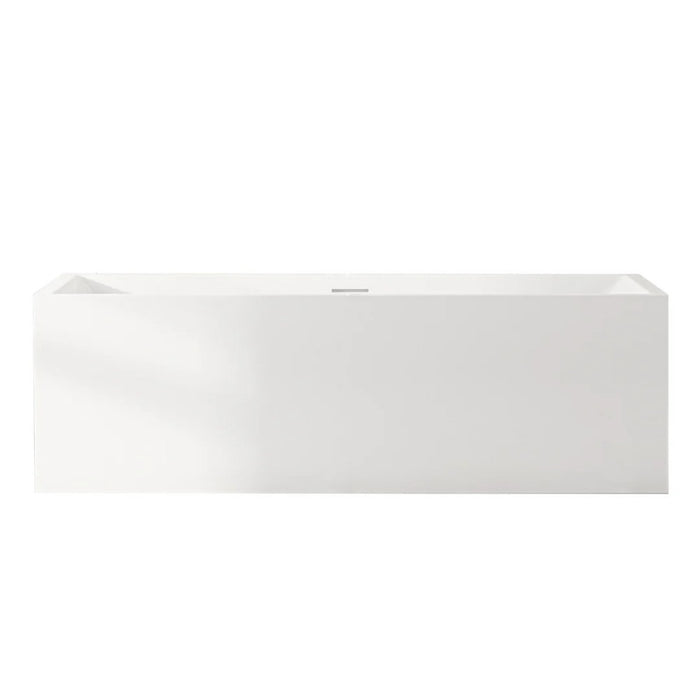 1300/1400/1500/1700mm Mercio Orta Gloss White Rectangle Multi-Fit Freestanding Bathtub