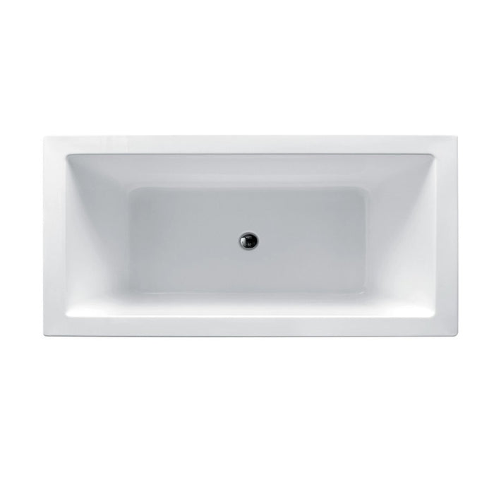 ATAUD 1500/1700*800*600mm White Rectangle Acrylic Freestanding Bathtub