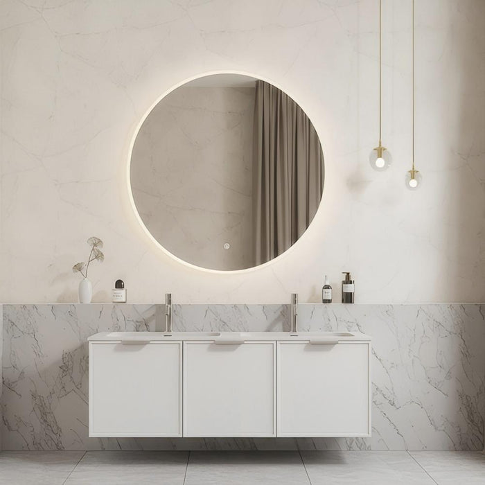 600/800/900mm Poseidon Luna Frameless Smart Touch Free Controls Back Lit LED Mirror