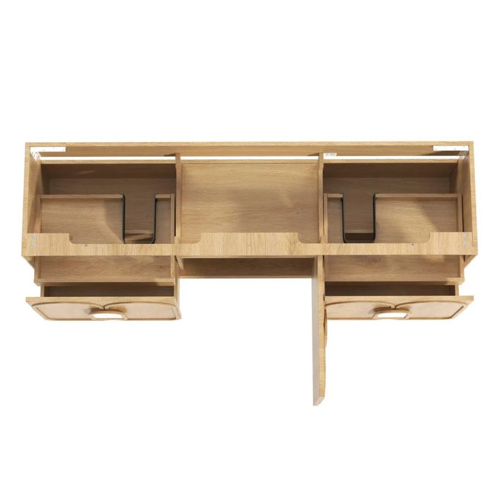 600-1800*460*550mm OTTI Laguna Mark Il Natural Woodland Oak High Moisture Resistant Plywood Wall Hung Vanity