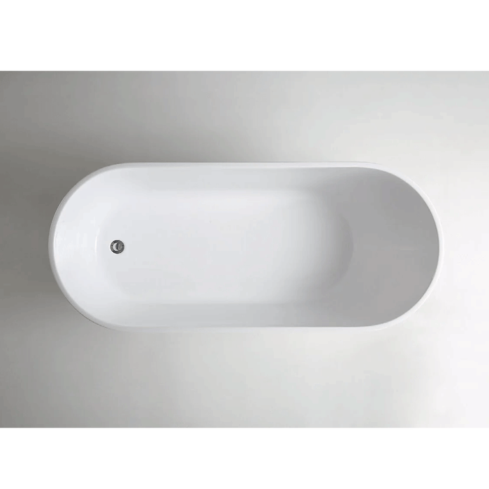 1200/1350/1500/1700/1800mm Broadway Ovalo White Acrylic FreeStanding Bath Tub