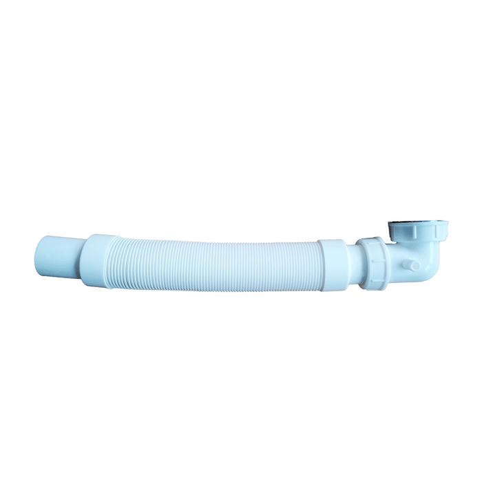 Poseidon White Bathtub Flexi Pipe