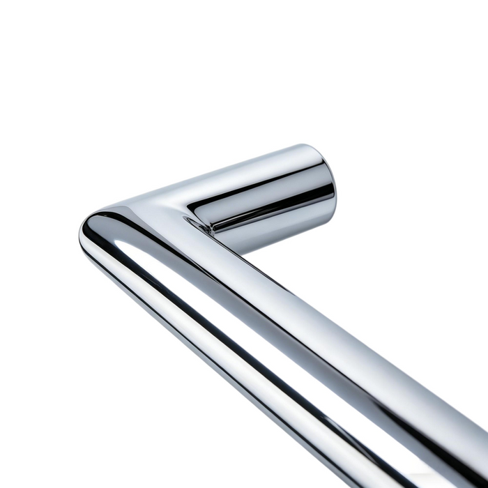 800*32mm Radiant 304 Stainless Steel Low Voltage Single Round Heated Towel Rail