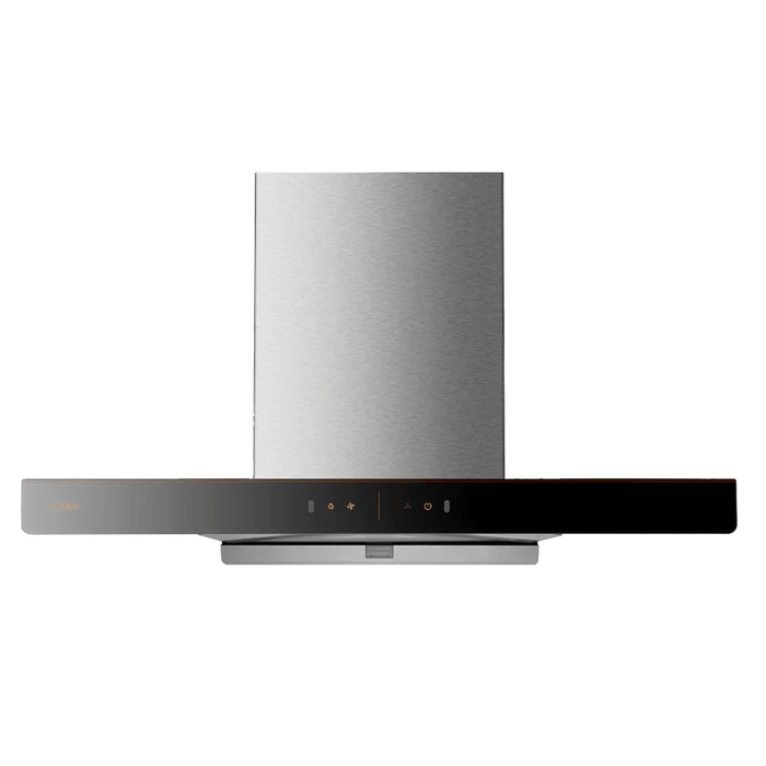 900mm Fotile Black Glass Built In/Canopy Rangehood