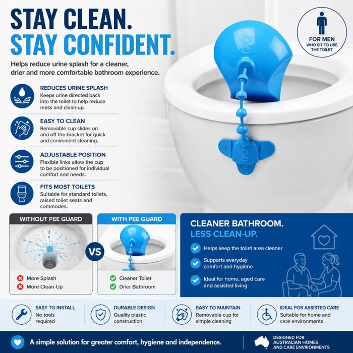 Pee Guard Toilet Splash Guard for Men