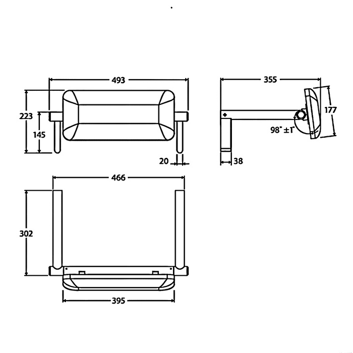 Left-Hand Integrated Accessible Care Bathroom Package - Complete Shower, Toilet & Support System