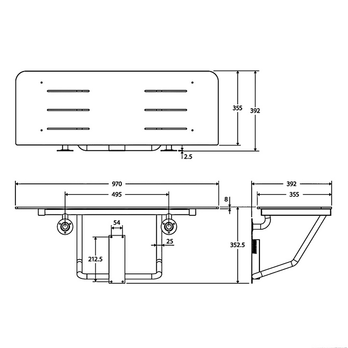 Right-Hand Integrated Accessible Care Bathroom Package - Complete Shower, Toilet & Support System