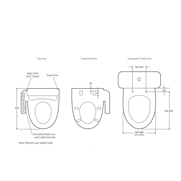 Kohler Englefield Bidet Seat