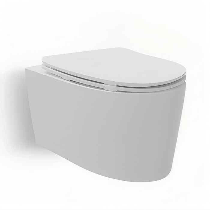 560*370*400mm Kohler Grande White Rimless Wall Hung Pan
