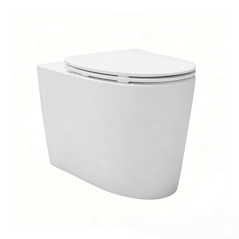 580*370*390mm Kohler Grande Ceramic White Rimless Wall Faced Toilet Pan
