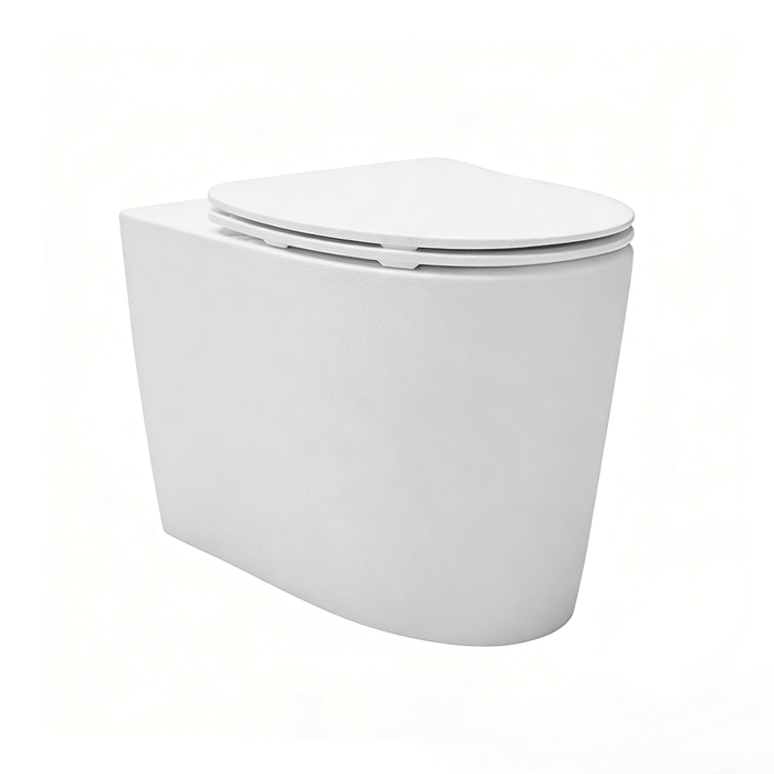 580*370*390mm Kohler Grande Ceramic Gloss White Rimless With Electronic Side Panel Bidet Seat Wall Faced Smart Toilet