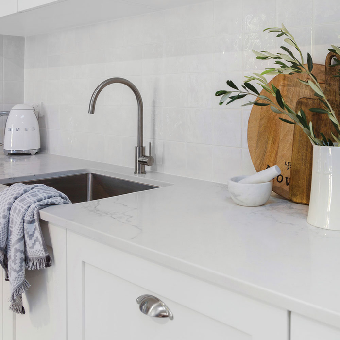 Fienza Kaya Solid Brass Round Sink Mixer