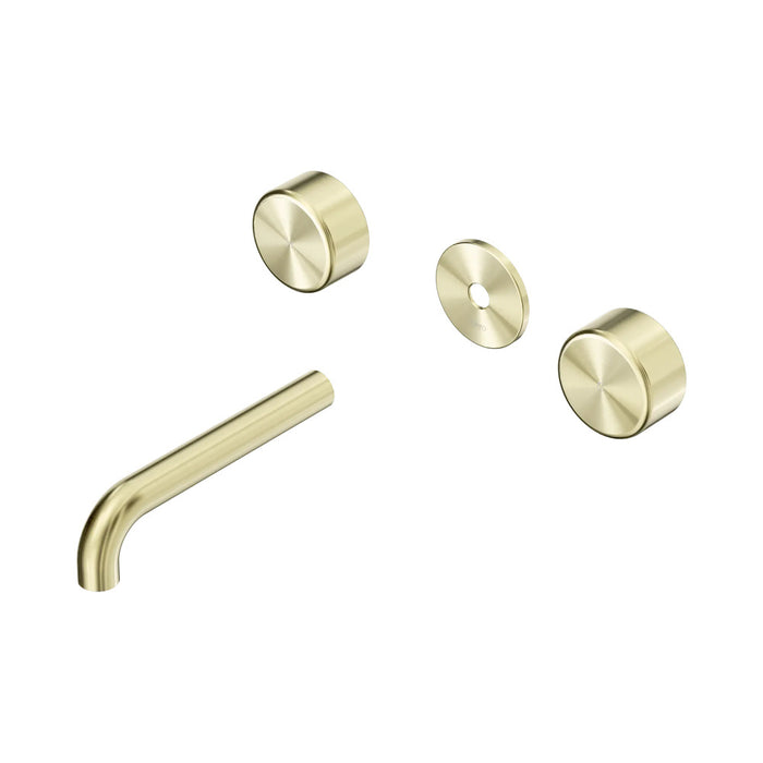 160mm Nero Serenity Lead-Free DZR Brass Wall Basin Set With Metal Handle