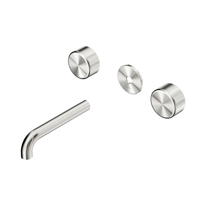 160mm Nero Serenity Lead-Free DZR Brass Wall Basin Set With Metal Handle
