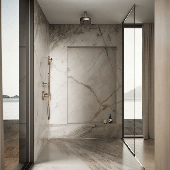 354mm Kohler Statement 2 Function 12 Deep Massage Rainhead Oval Shower Heads