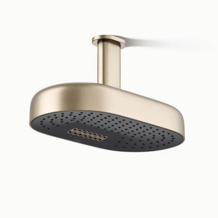 354mm Kohler Statement 2 Function 12 Deep Massage Rainhead Oval Shower Heads