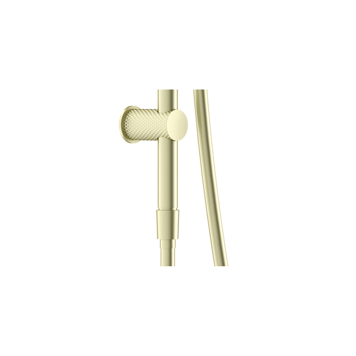 Nero Opal Brass Brushed Nickel/Brushed Gold On Bracket With Air Shower Rail Showers