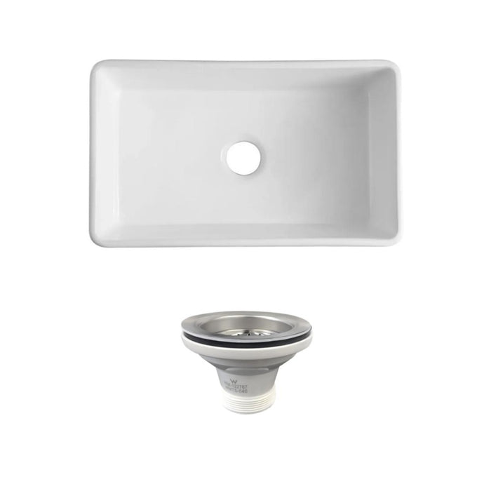 765*460*255mm Otti Boston Butler White Ceramic Kitchen Sink