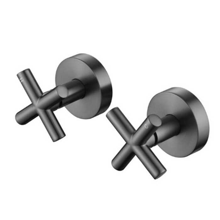 Modernnational Ryker Chrome/Matt Black/Brushed Bronze/Gun Metal/Brushed Nickel/Champagne Solid Brass 1/4 Turn Wall Stop Assemblies