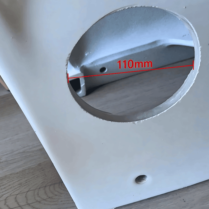 665*390*860mm Unicasa Moi Trinity Gloss White Rimless Left/Right Hole Back To Wall Close Couple Skew Toilet