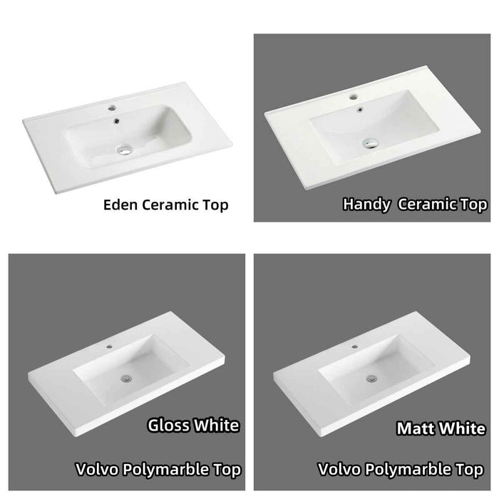 750-1500*450*820mm ABS Forest Timber DV Series Dark Oak MDF Curved Edges Wall Hung/Freestanding Vanity