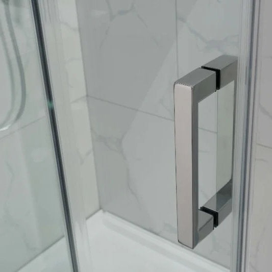 1180-2000mm Covey Frameless Brushed Bronze Fitting L Shape Sliding Door 10mm Thickness Shower Screens - 2000mm Height