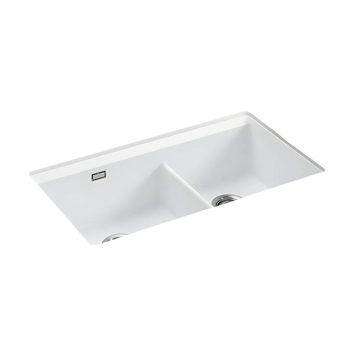 820*460*236mm Kohler Neoroc Task Double Bowl Working Station Kitchen Sink - Offset Single Rim