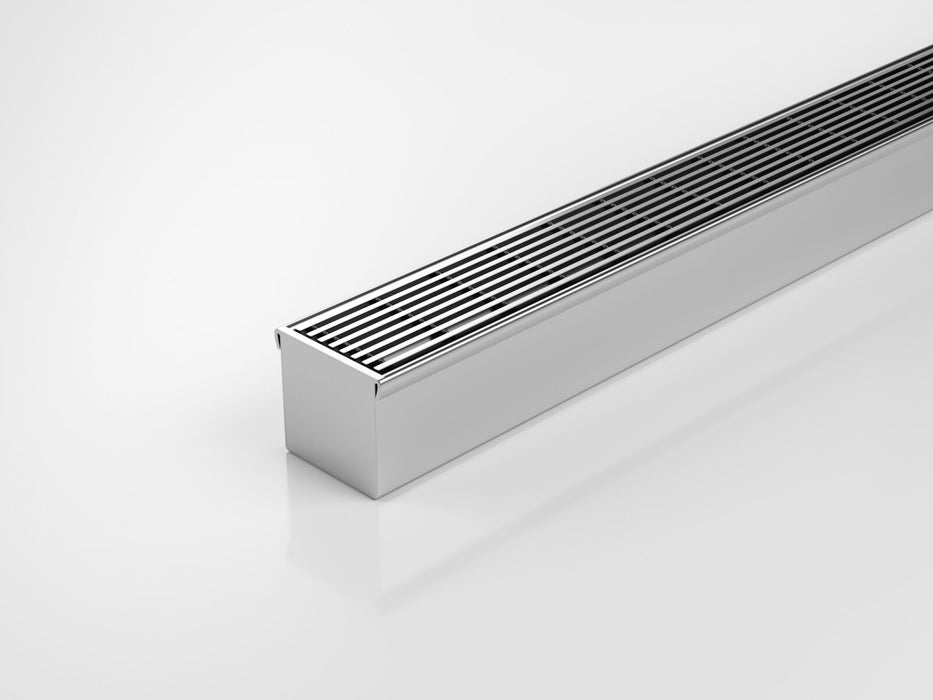 Slimline Linear Drainage system with Architectural (AR) grate style
