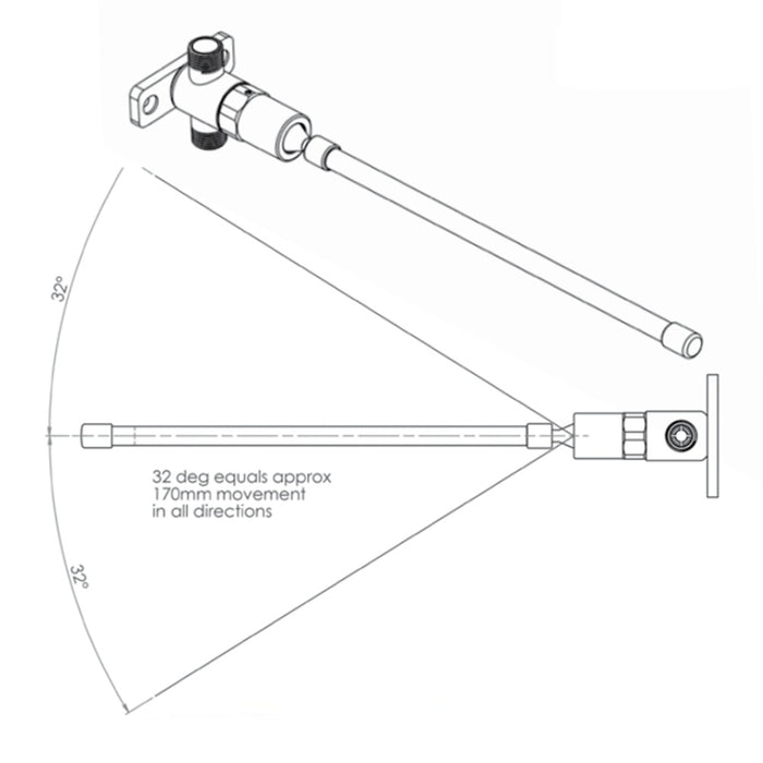 Knee Operated Wand Valve