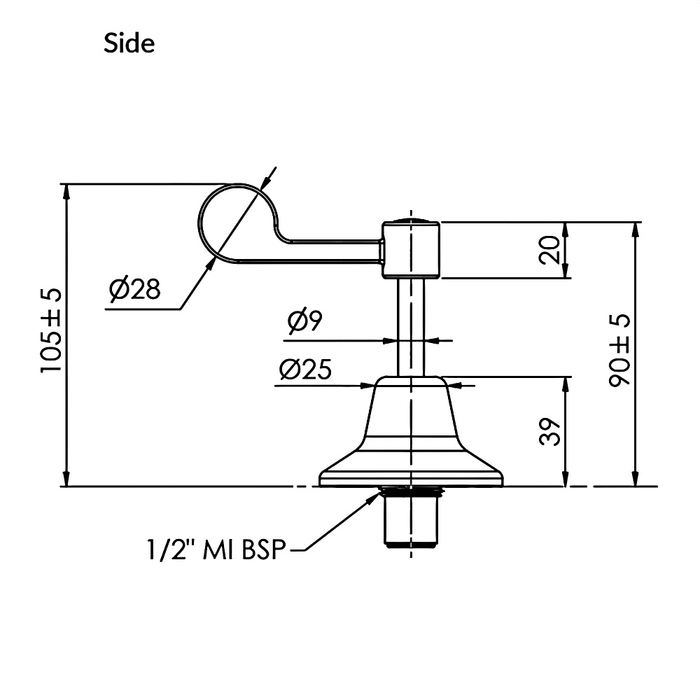 Pair Lever Handle Basin Top Assembly