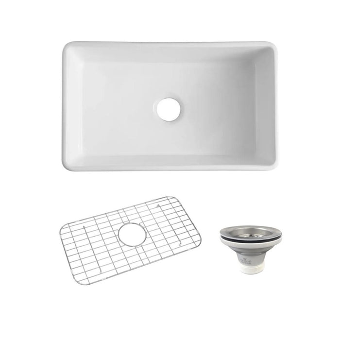 765*460*255mm Otti Boston Butler White Ceramic Kitchen Sink