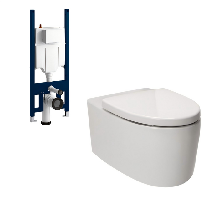 560*370*446mm Kohler Grande Vitreous China Wall Hung Toilet
