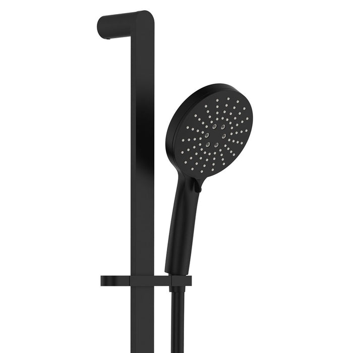 Fienza Empire Slim Round Brass Rail Shower