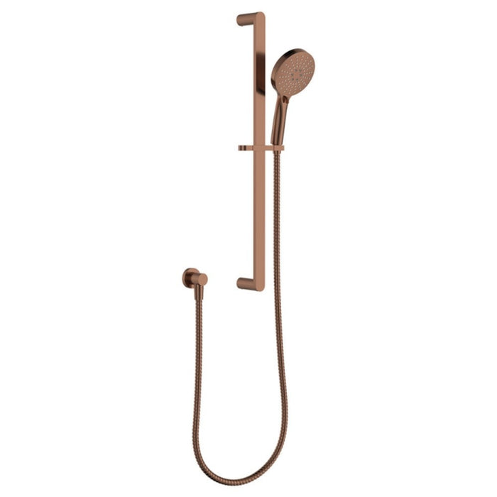 Fienza Empire Slim Round Brass Rail Shower