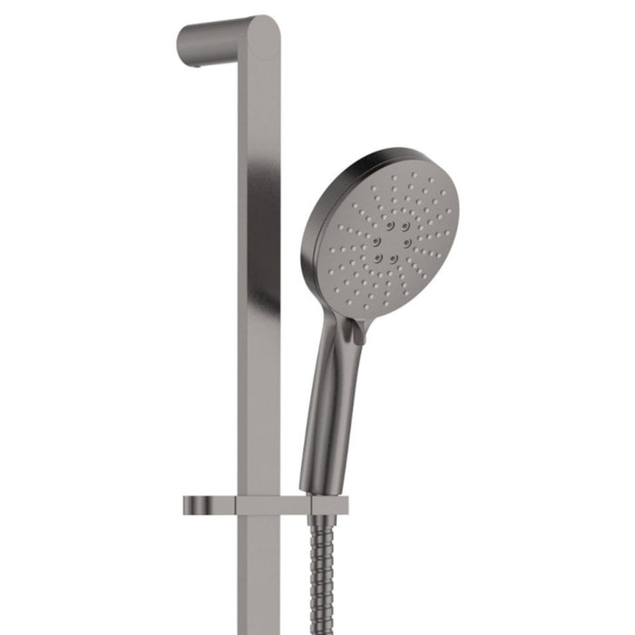 Fienza Empire Slim Round Brass Rail Shower