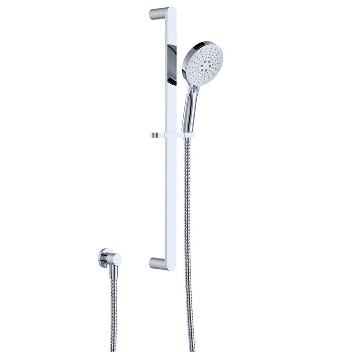 Fienza Empire Slim Round Brass Rail Shower