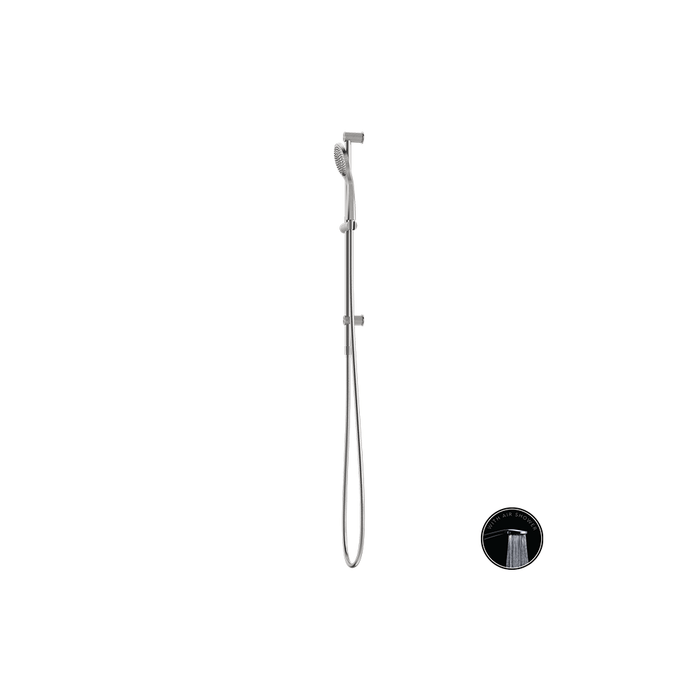 Nero Opal Brass Brushed Nickel/Brushed Gold On Bracket With Air Shower Rail Showers
