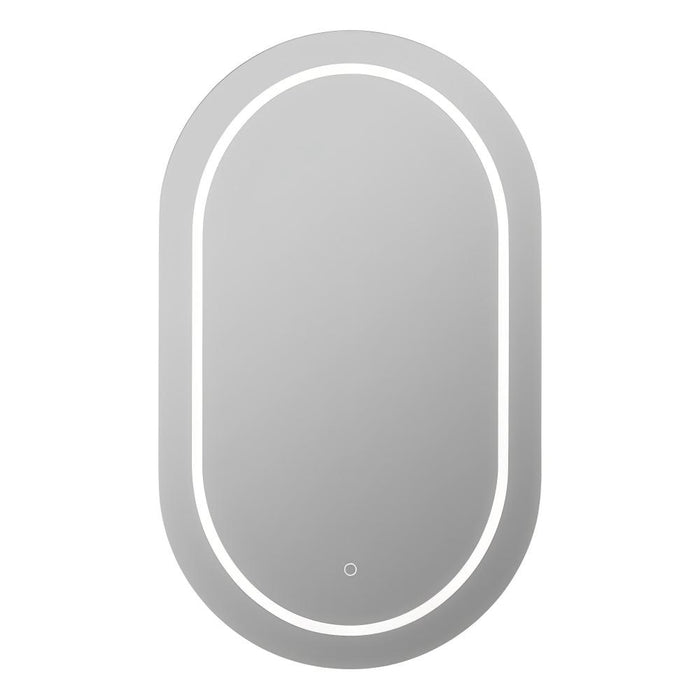900/1200/1500mm Poseidon LED Olivia Oval Copper-free Polyurethane Shaving Cabinet