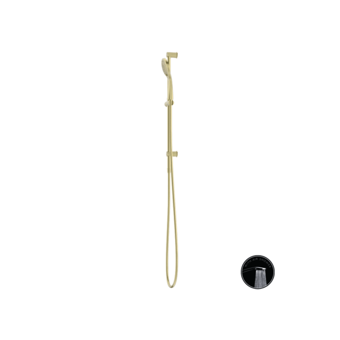 Nero Opal Brass Brushed Nickel/Brushed Gold On Bracket With Air Shower Rail Showers