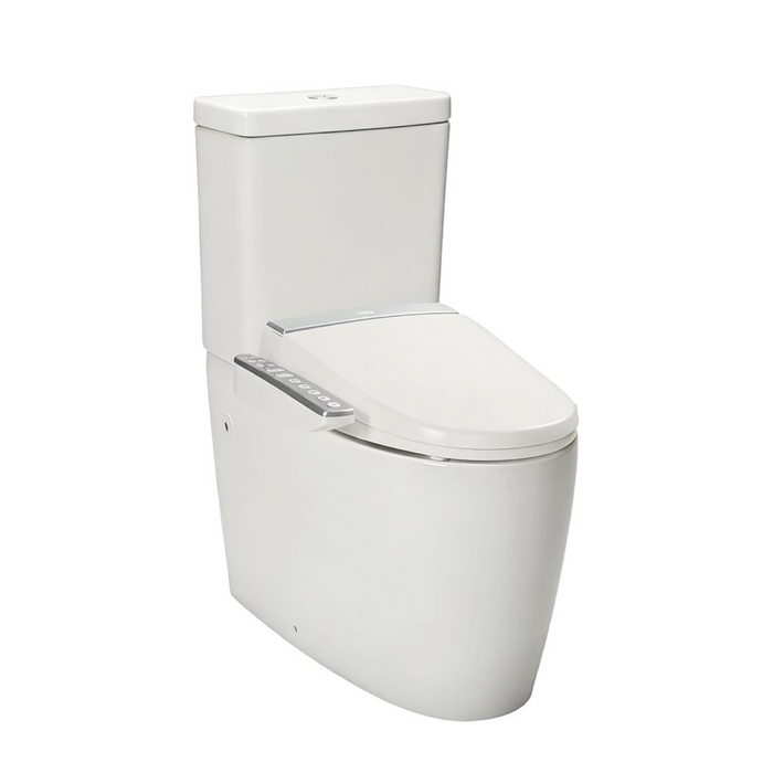 650*305*830mm Kohler Grande Ceramic Gloss White Rimless With Electronic Side Panel Bidet Seat Smart Toilet